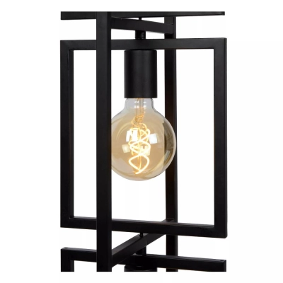 lafabryka.pl Lampa podłogowa 3xE27 black LUUK 00726/03/30 Lucide